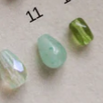 Vintage Glorry 22 - Boucle d'oreille - Anabelle - Or et Aventurine