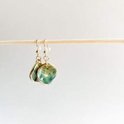 Wambra Ceramics Boucles d'oreilles Aquarelle rond