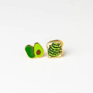 Yellow OWl Workshop-Boucle d'oreilles Avocado Toast