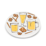 Abbott Beer & Pretzels Coasters Set Sous-verres Bière Bretzels 2