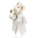 Abbott Merino Doctor Mouse In Lab Coat Souris Médecin En Blouse 2