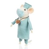 Abbott Merino Surgeon Mouse In Scrubs Souris Chirurgien Blouse Figurine 2