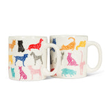 Abbott Tasse Chiens Chats Colorés Speckle Dogs Cats Jumbo Mug