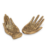 Abbott Vide-Poche Main Doré Engrave Hand Dish Gold 1