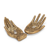 Abbott Vide-Poche Main Doré Engrave Hand Dish Gold 2