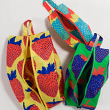 Baggu - 3D Zip Set - Electric Strawberries 3