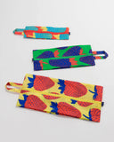 Baggu - 3D Zip Set - Electric Strawberries 4