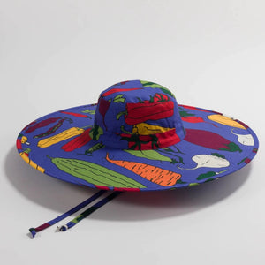 Baggu - Packable Sun Hat - Chapeau Pliable - Farmer's Market 1