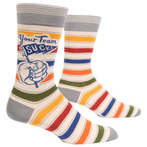 Blue Q - Bas Pour Hommes Your Team Sucks Men's Socks