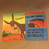 Carte Postale Vintage - "Couldn't stall any longer"