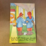 Carte Postale Papier Coton 40 Gosh Ed Think We Should Tell Them About The Fire
