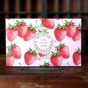 Confections Alicja Barre De Chocolat Carte Postale Strawberry Blonde