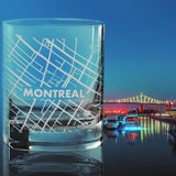 Cuisivin Verre Whisky Glass Montreal Map 320ml 3