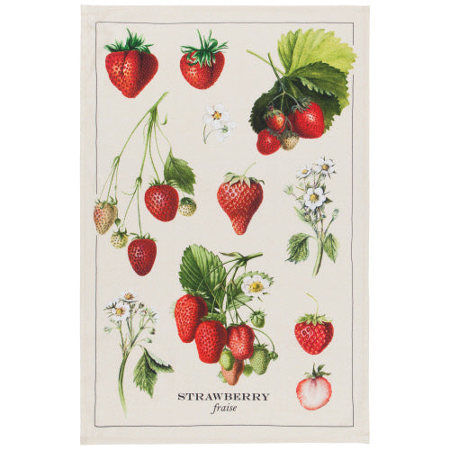Danica Now Design Linge Vaisselle Vintage Strawberries Fraise