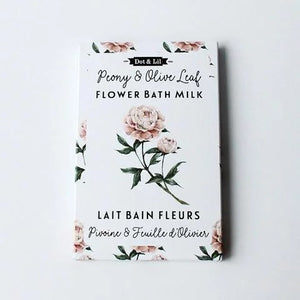 Dot et Lil - Lait Bain Pivoine Olivier