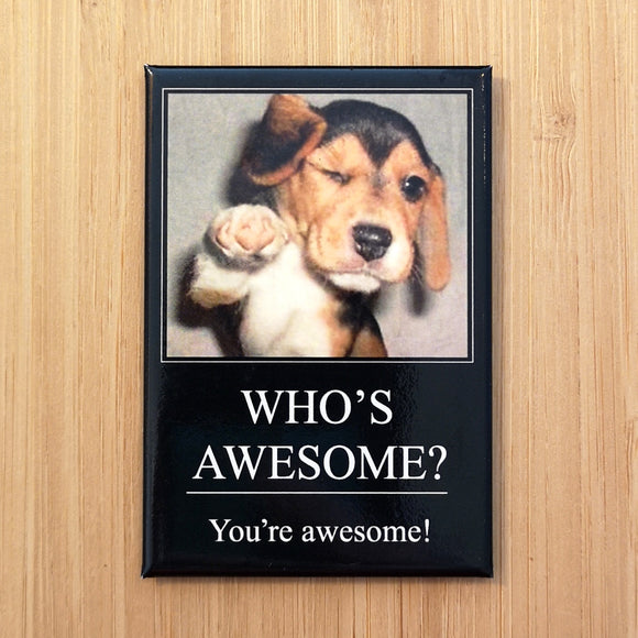 Ephemera Aimant Who's Awesome? You're Awesome! Magnet