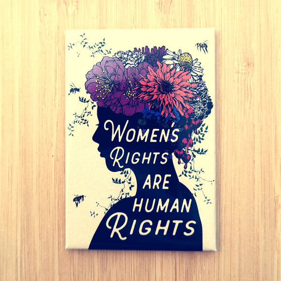 Ephemera Aimant Women's Rights Are Human Rights Magnet