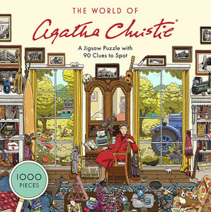 Galison Raincoast Casse-Tête The World Of Agatha Christie 1000 pieces Puzzle 1