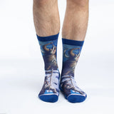 Good Luck Sock Bas Chasse aux Mammouths Mammoth Hunting Socks Sur Pieds