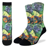 Good Luck Sock Bas Pour Homme  Singe Space Chimp
