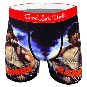 Good Luck Sock Undies Boxer Pour Homme Rambo