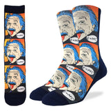 Good Luck Socks Bas Pour Homme Einstein Pop Art