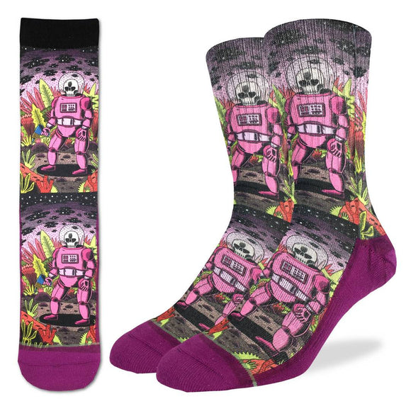Good Luck Socks Bas Pour Homme Space Skeleton