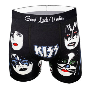 Good Luck Socks Undies Boxer Kiss Band 1