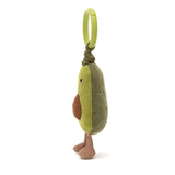 JellyCat Peluche Bashful Avocado Jitter Jouet Avocat Side