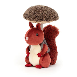 JellyCat - Écureuil Cueilleur De Champignon