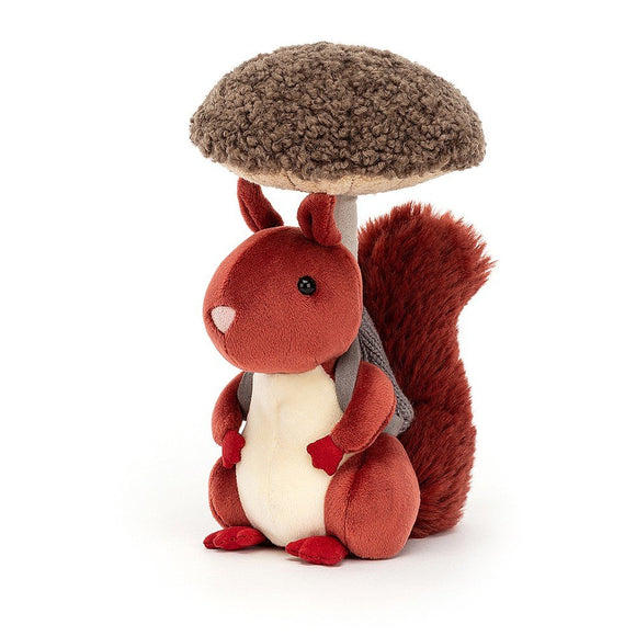 JellyCat - Écureuil Cueilleur De Champignon