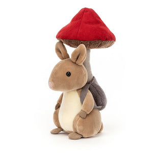 JellyCat - Lapin Cueilleur De Champignon