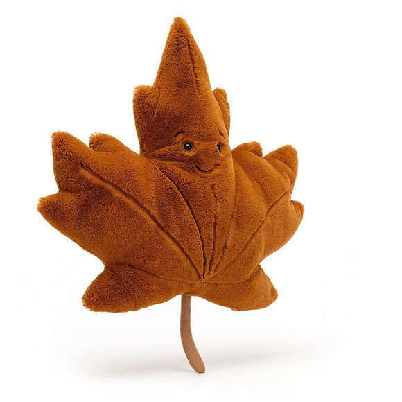 JellyCat - Peluche - Feuille d'érable Woodland - Côté
