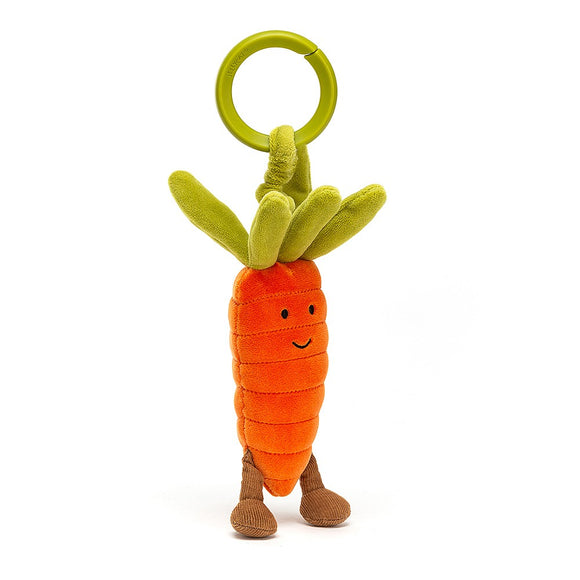 JellyCat Hochet Vibrant Carotte - VVJ4C