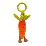 JellyCat Hochet Vibrant Carotte - VVJ4C