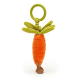 JellyCat Hochet Vibrant Carotte Profil - VVJ4C
