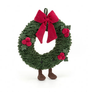 JellyCat Peluche Amuseable Wreath Couronne Noel