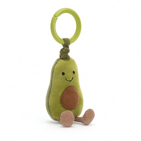 JellyCat Peluche Bashful Avocado Jitter Jouet Avocat