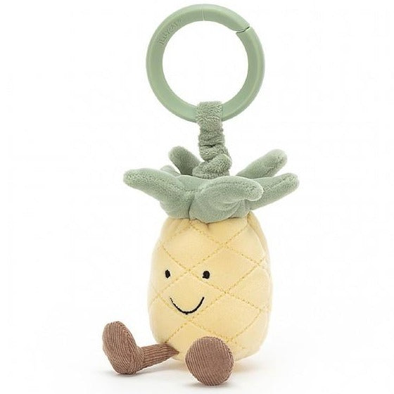 JellyCat Peluche Bashful Pineapple Jitter Jouet Ananas