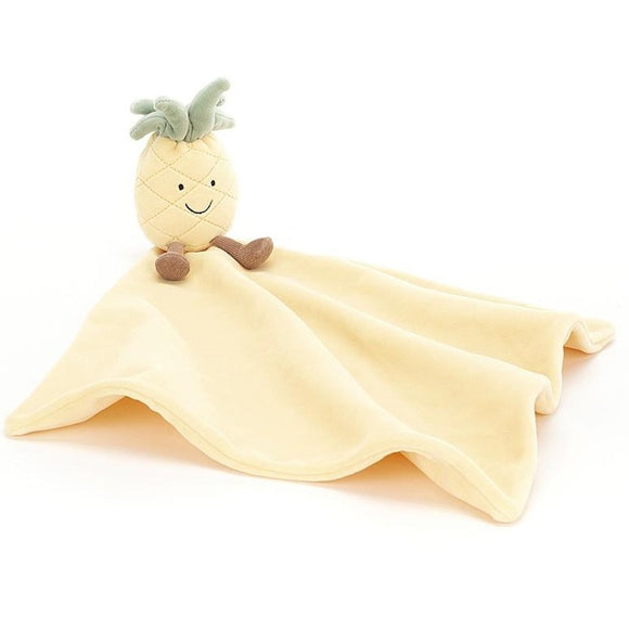 JellyCat Peluche Bashful Pineapple Soother Unfold