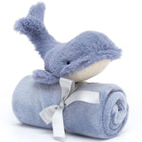 JellyCat Peluche Bashful Whale Baleine Soother