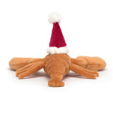 JellyCat Peluche Celebration Lobster Ecrevisse Chapeau Rouge Dos