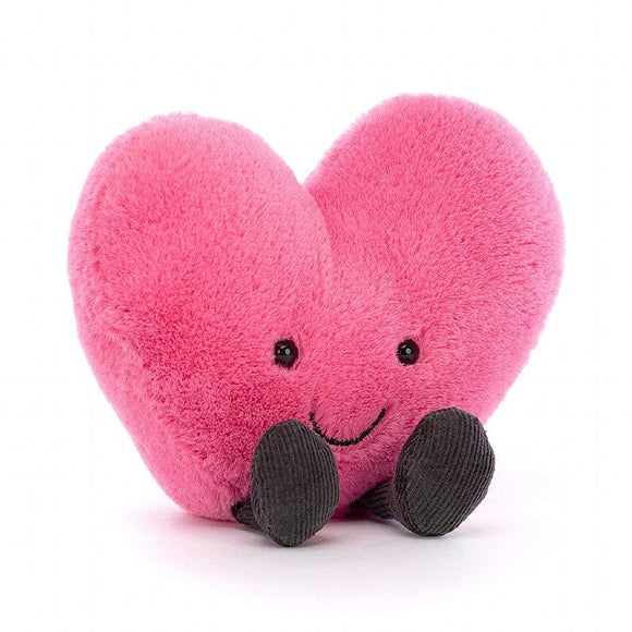 JellyCat Peluche Coeur Rose Hot Pink Heart