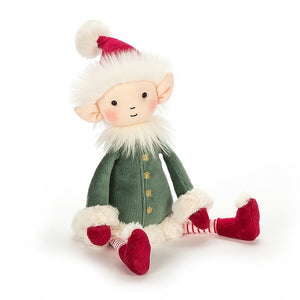 JellyCat Peluche Leffy Elf Medium Face