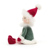 JellyCat Peluche Leffy Elf Medium Profil