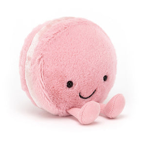 JellyCat Peluche Macaron Framboise
