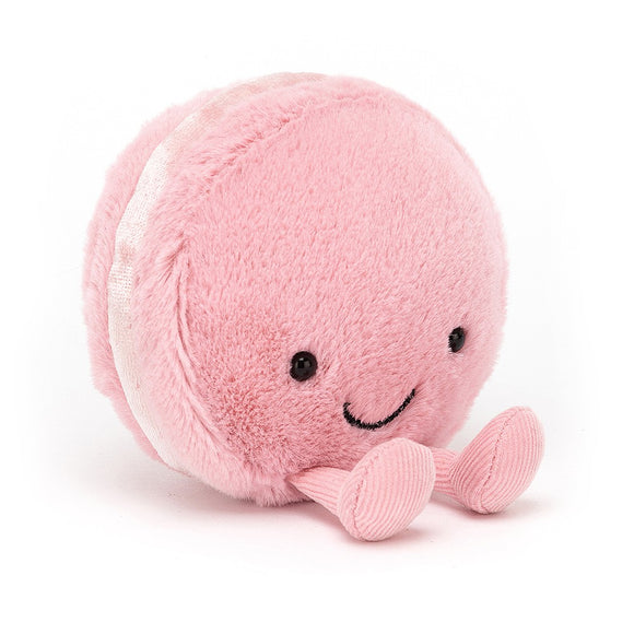 JellyCat Peluche Macaron Framboise