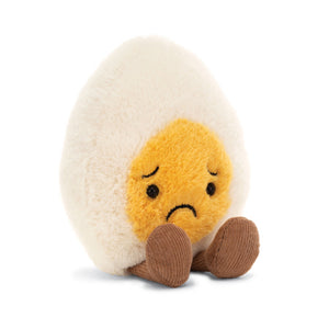 JellyCat Peluche Œuf À La Coque Triste