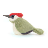 JellyCat Peluche Oiseau Pique Bois Woodpecker Profil