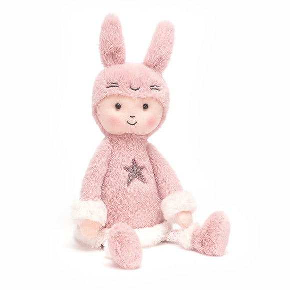 JellyCat Peluche Perky Bunny Hop Lapin